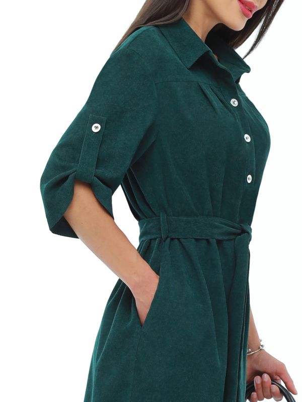 Dress Real Fashionista, emerald