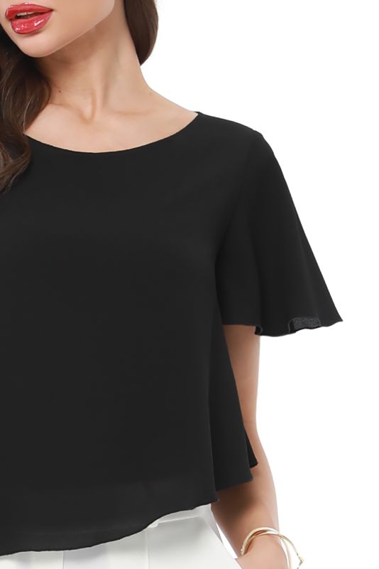 Blouse It's easy and simple, black