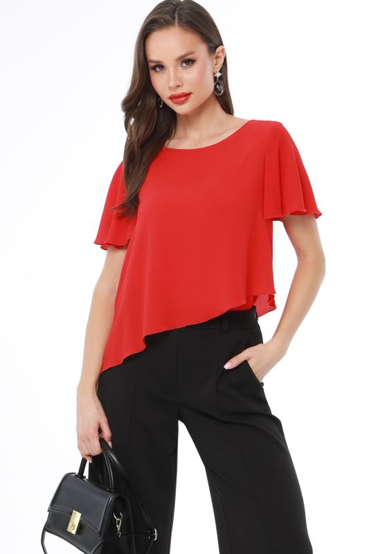 Blouse Everything is easy and simple, red