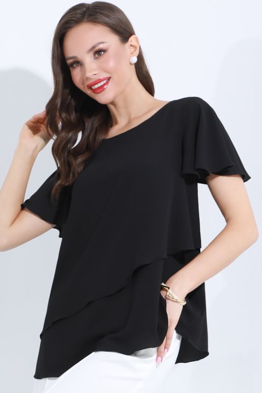 Blouse It's easy and simple, black