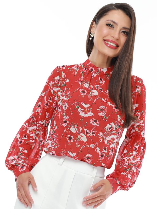 Blouse Diva, red