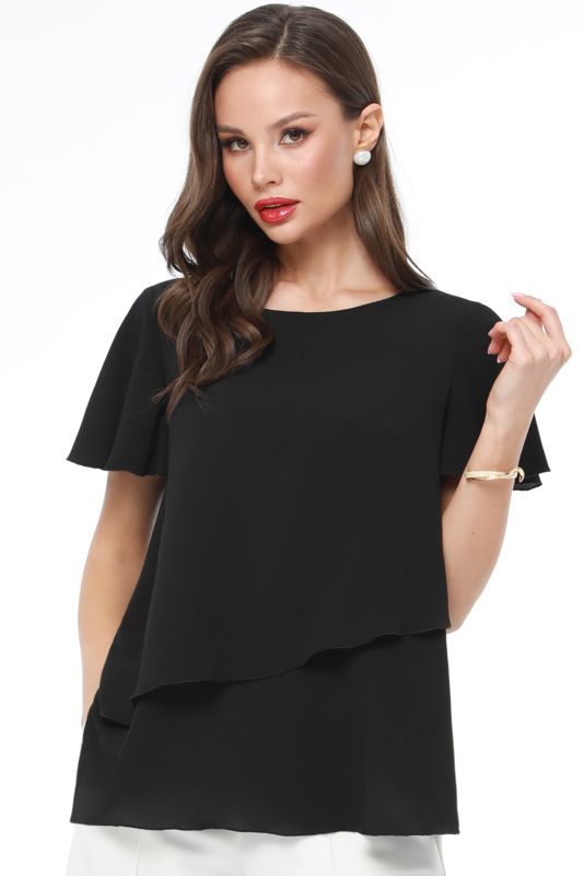 Blouse It's easy and simple, black