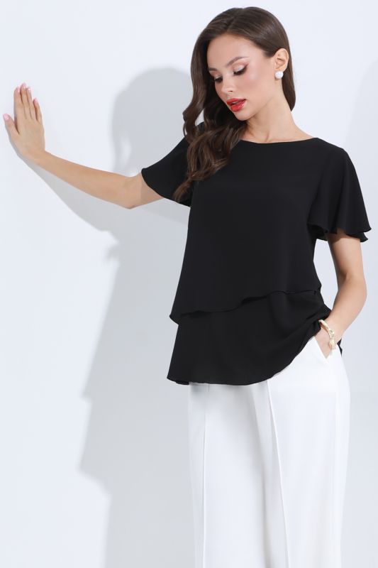 Blouse It's easy and simple, black