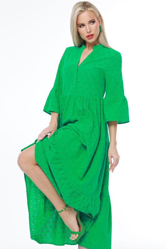 Dress Lubim bright, green