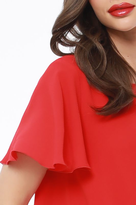 Blouse Everything is easy and simple, red