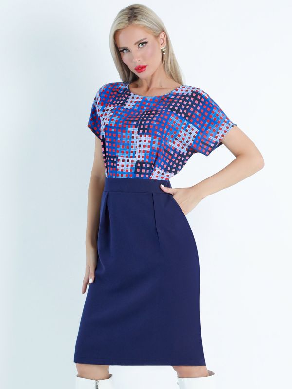 Dress 2in1 navy blue