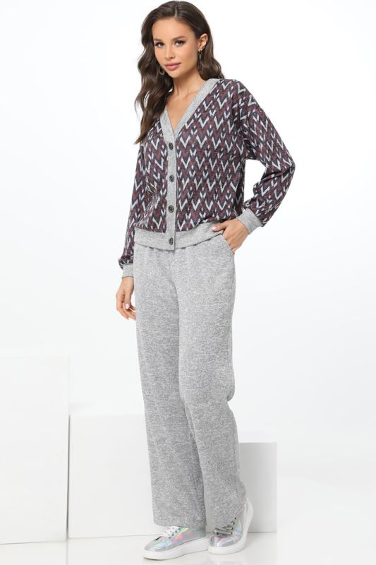 Trouser knitted suit