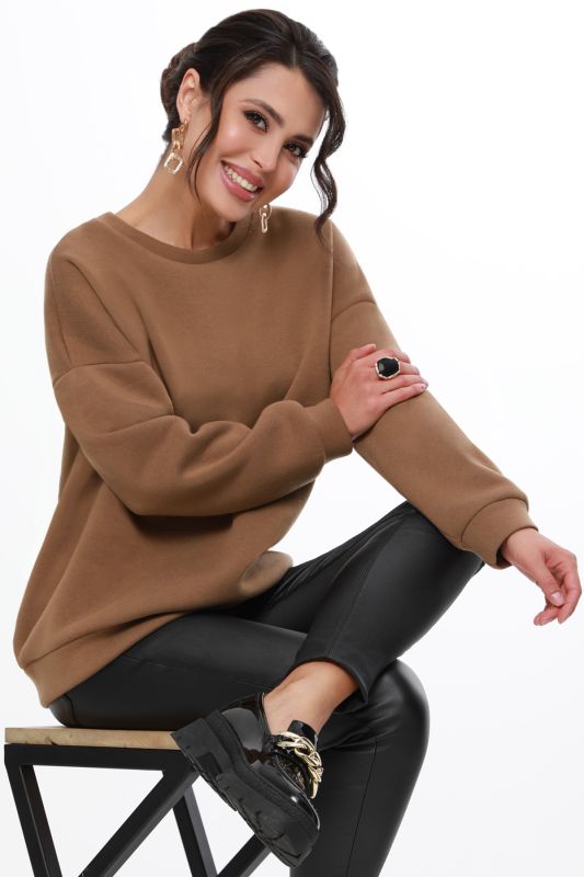 Oversize Mocha Sweatshirt