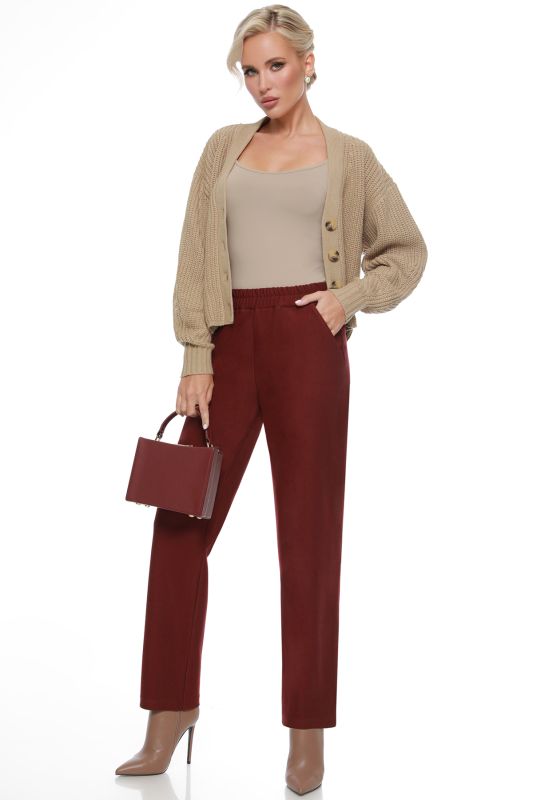 Classic burgundy pants