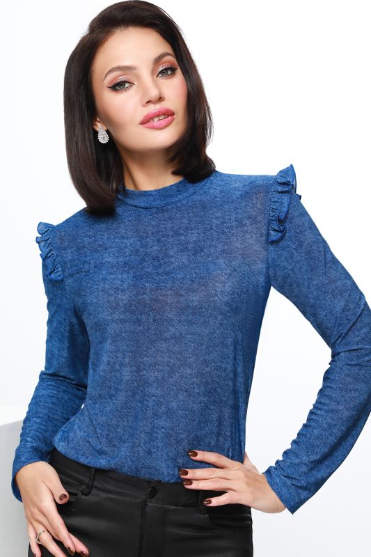 Long sleeve turtleneck blue