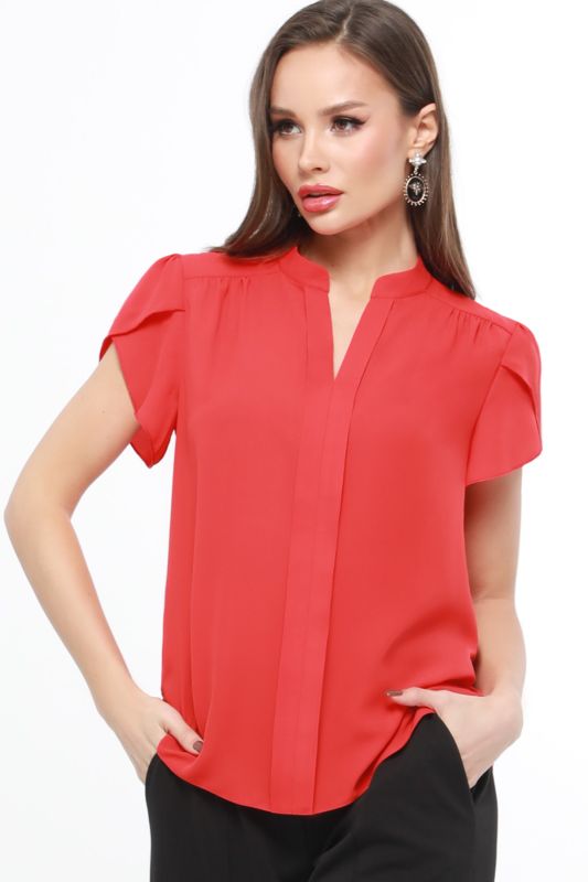 Charlize's blouse, red