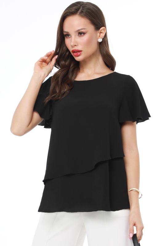 Blouse It's easy and simple, black