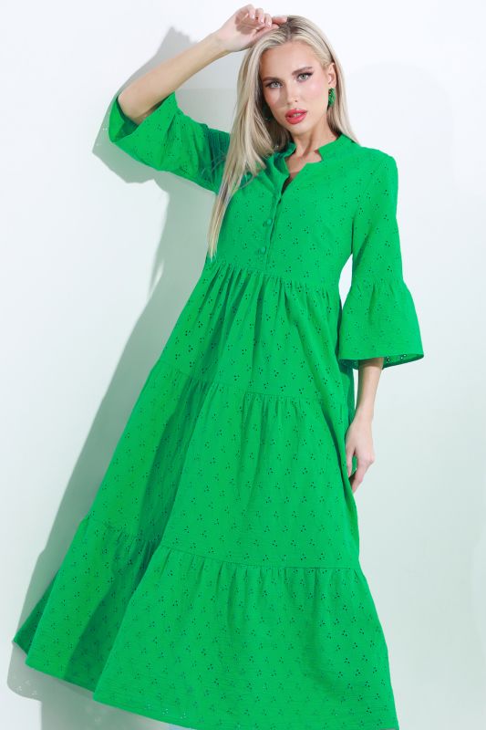 Dress Lubim bright, green