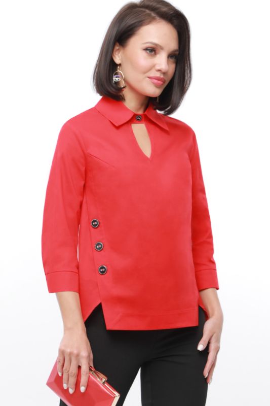 Blouse Gloris, red