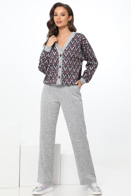 Trouser knitted suit