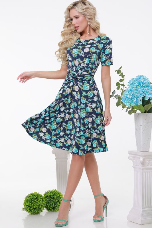 Summer dress with floral print