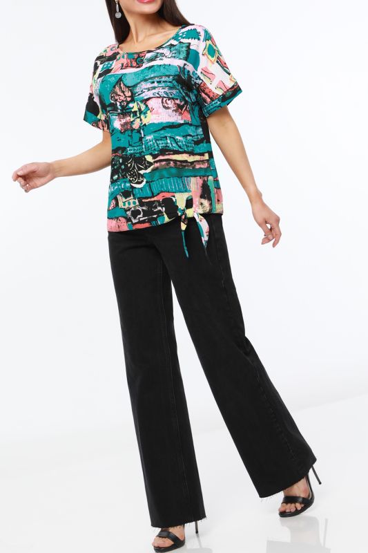 Lizzie blouse, print