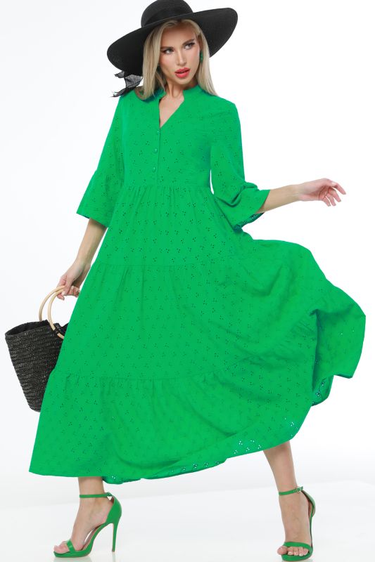 Dress Lubim bright, green