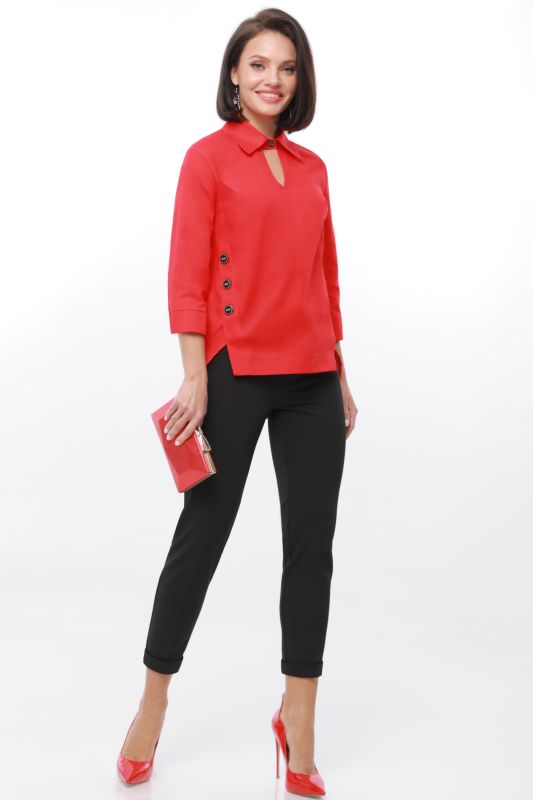 Blouse Gloris, red