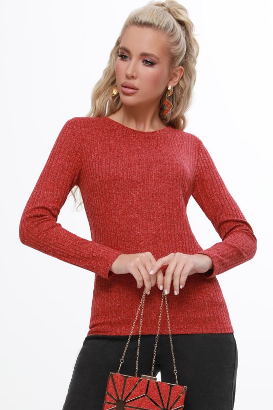 Welt knit longsleeve sweatshirt