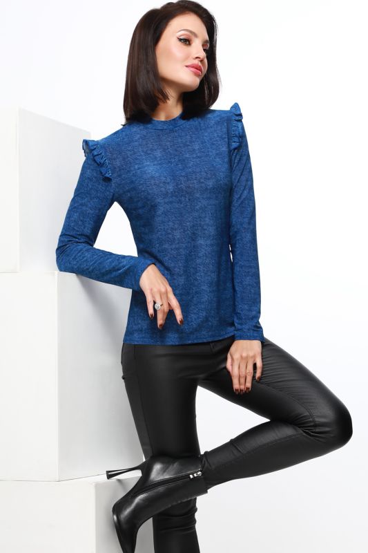 Long sleeve turtleneck blue