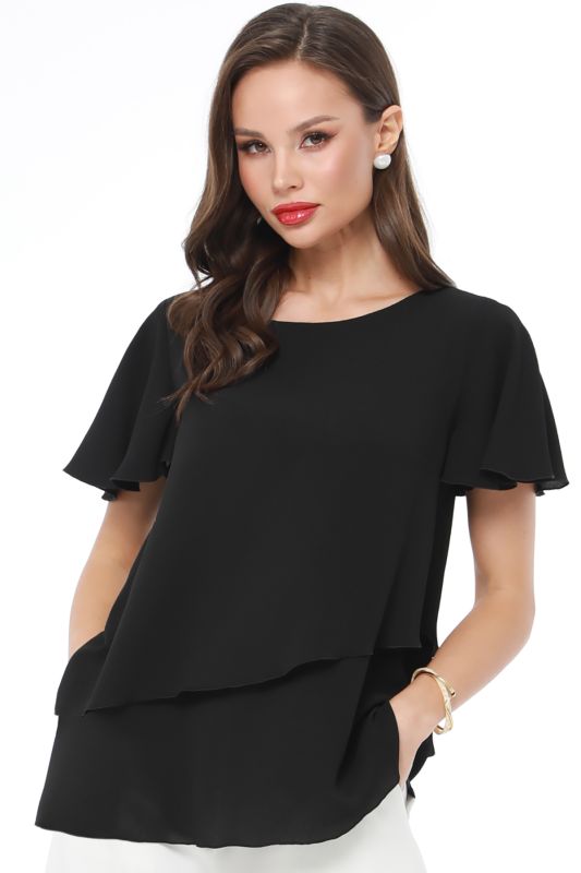 Blouse It's easy and simple, black