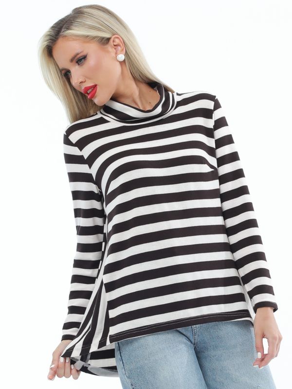 Longsleeve A-silhouette in stripes