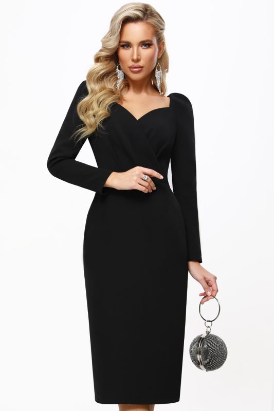 Black cocktail dress