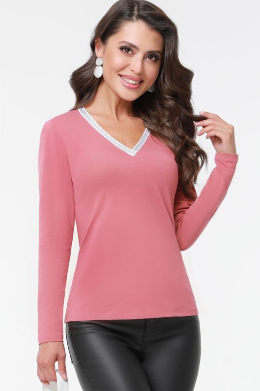 Terracotta Jumper with contrasting edge