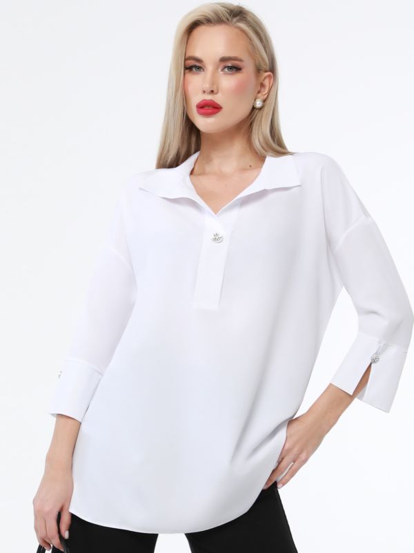 Blue Dream Blouse, white.