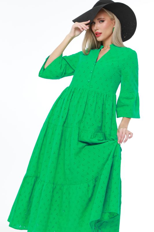 Dress Lubim bright, green