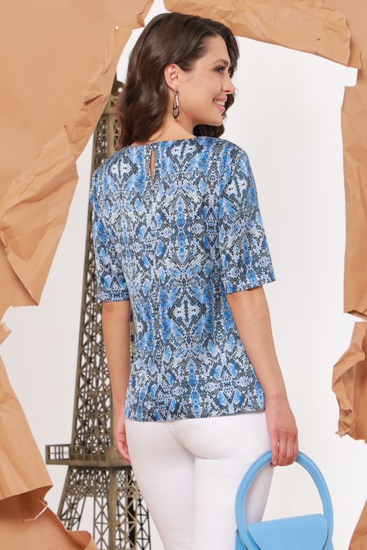 Kaleidoscope print blouse