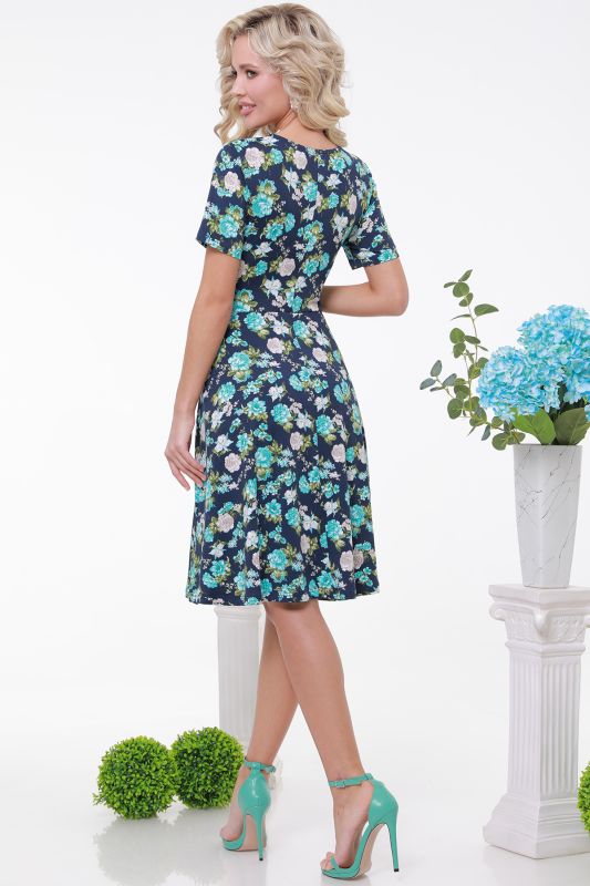 Summer dress with floral print