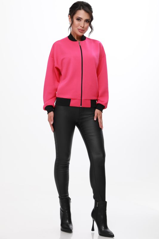 Bright Pink Knitted Bomber