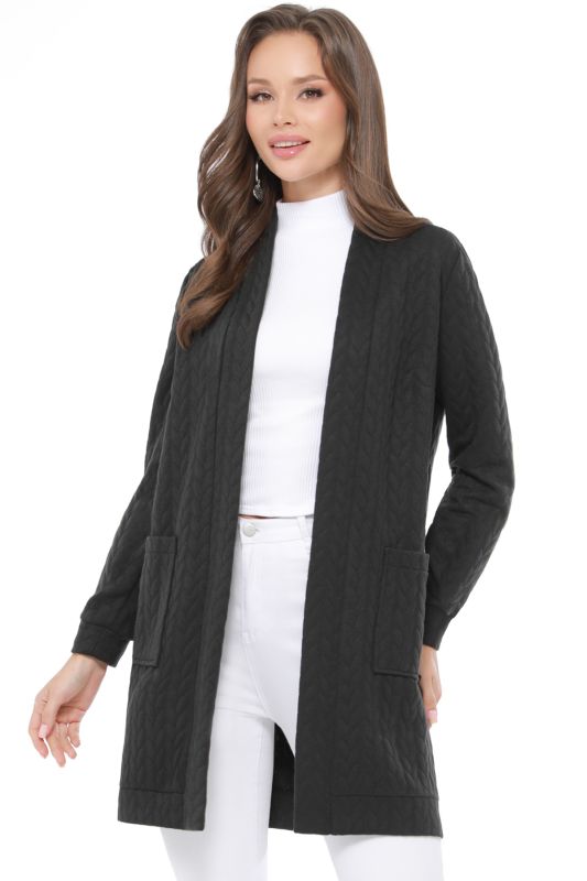 Cardigan black with pockets