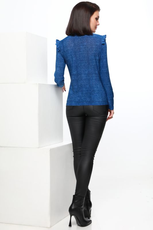 Long sleeve turtleneck blue