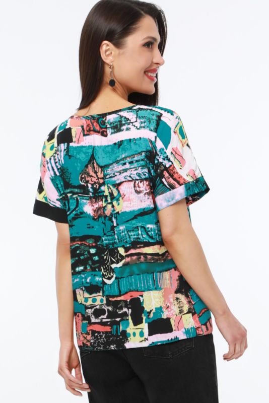 Lizzie blouse, print