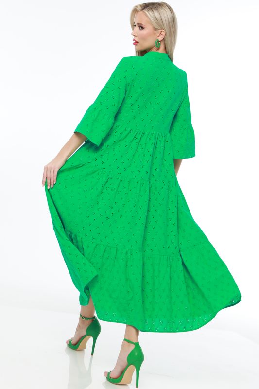 Dress Lubim bright, green