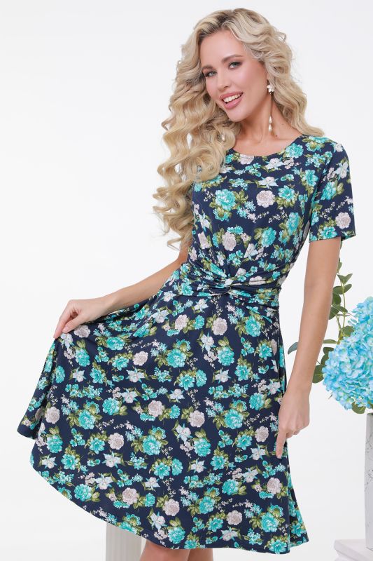 Summer dress with floral print