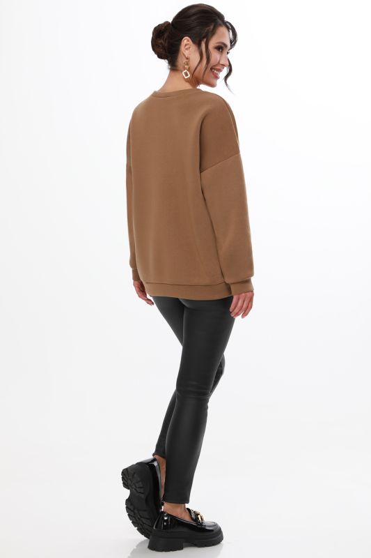 Oversize Mocha Sweatshirt