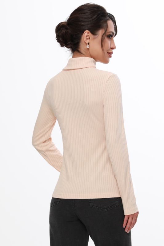 Light beige noodle turtleneck