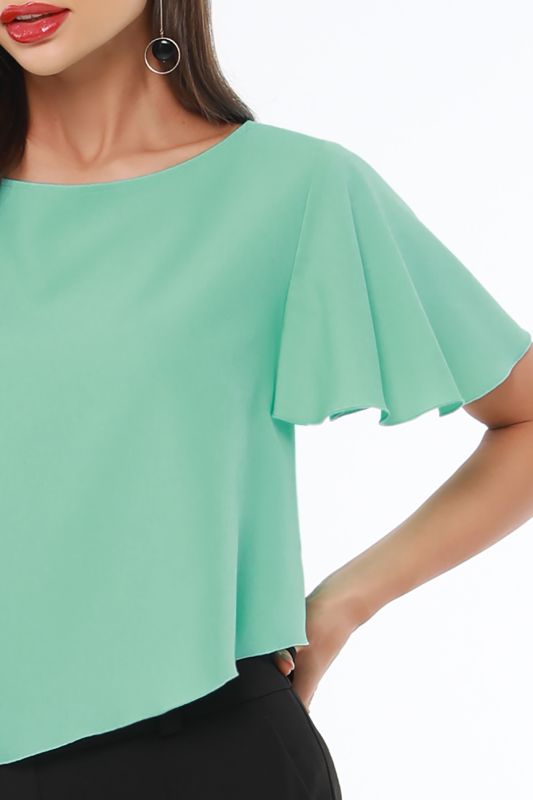 Blouse Everything is easy and simple, green