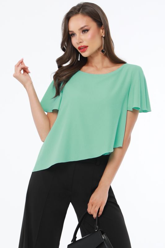 Blouse Everything is easy and simple, green