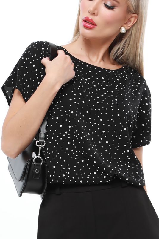 Blouse Celeste, black.