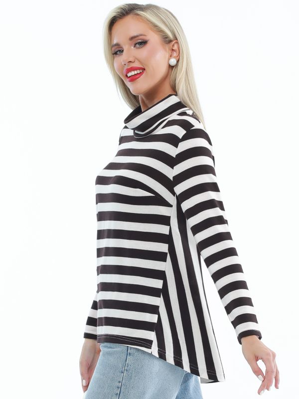 Longsleeve A-silhouette in stripes