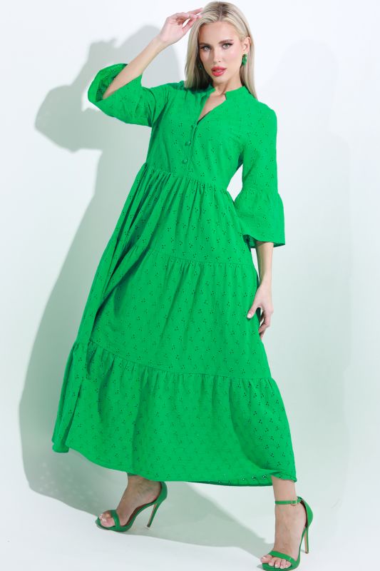 Dress Lubim bright, green