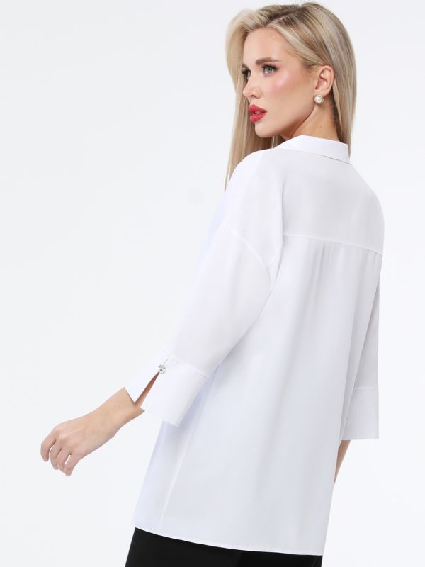 Blue Dream Blouse, white.