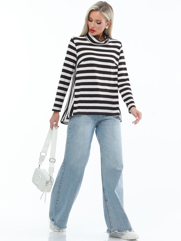 Longsleeve A-silhouette in stripes