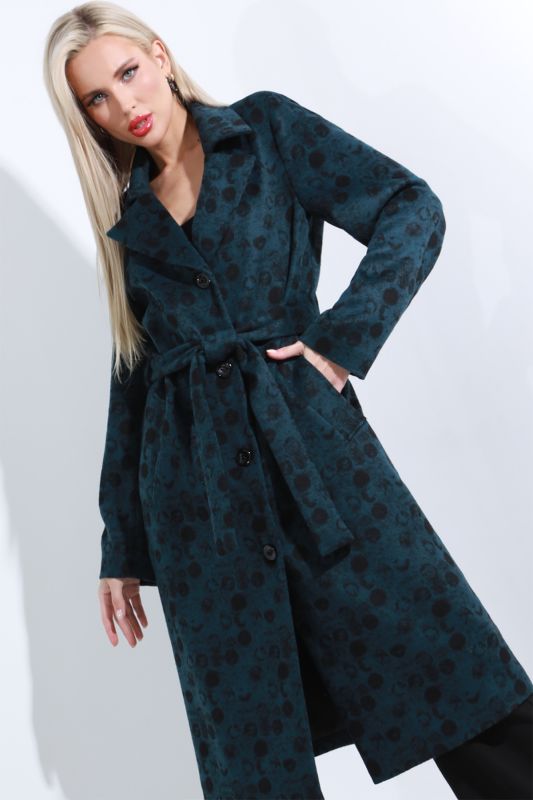 Demi-Seasonal coat with belt