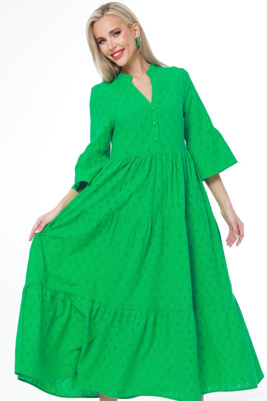 Dress Lubim bright, green